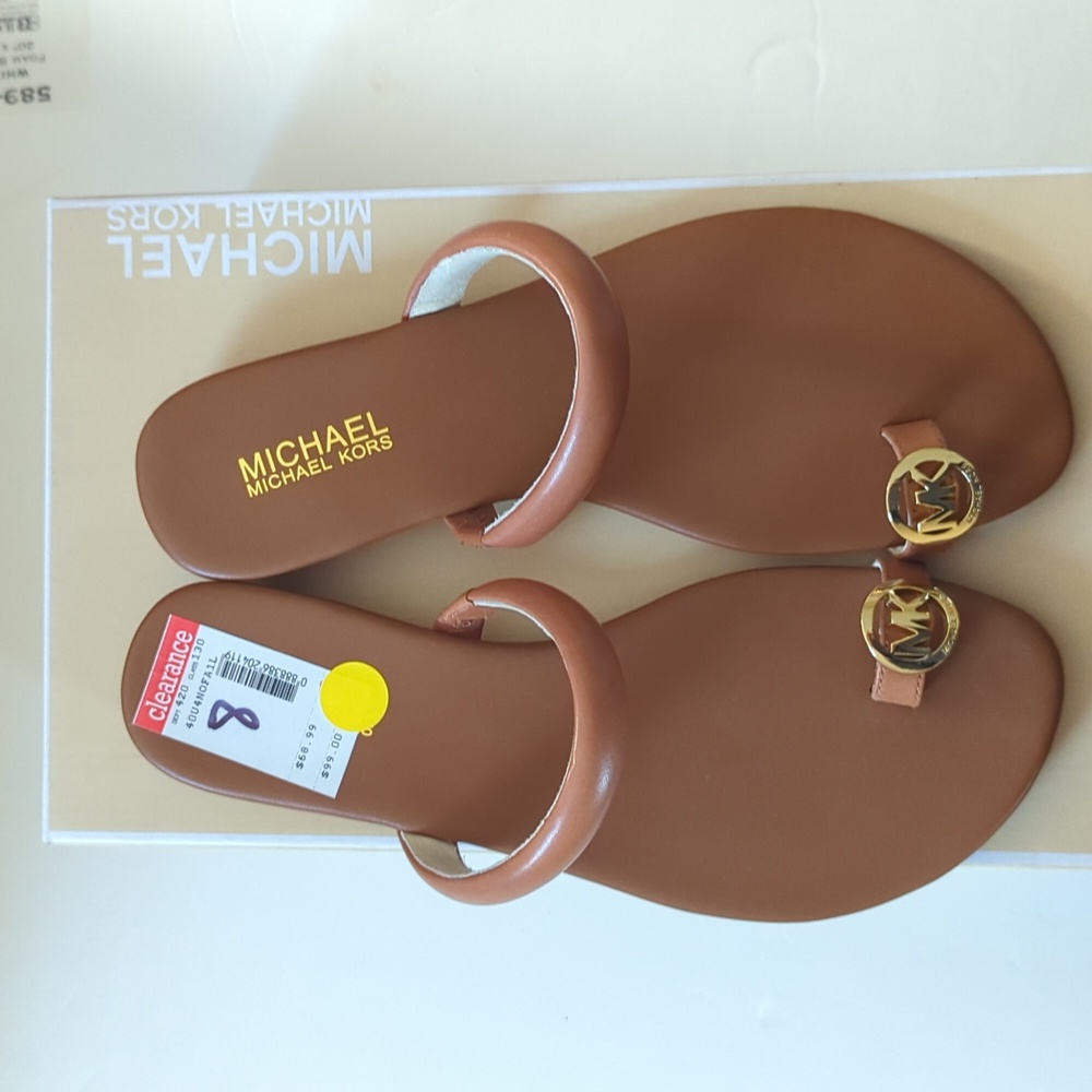 NWT Michael Kors Toe Sandals - Picture 2 of 4